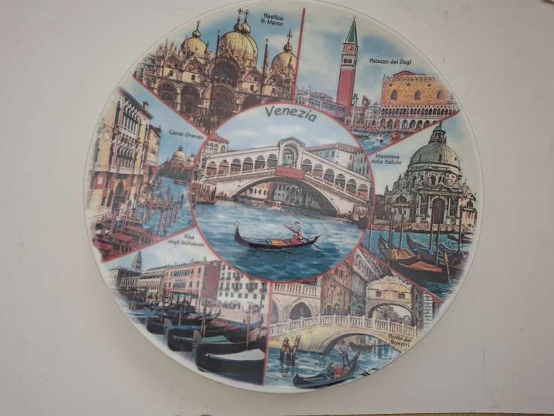 Souvenir Wall Plate - Venezia - 27cm