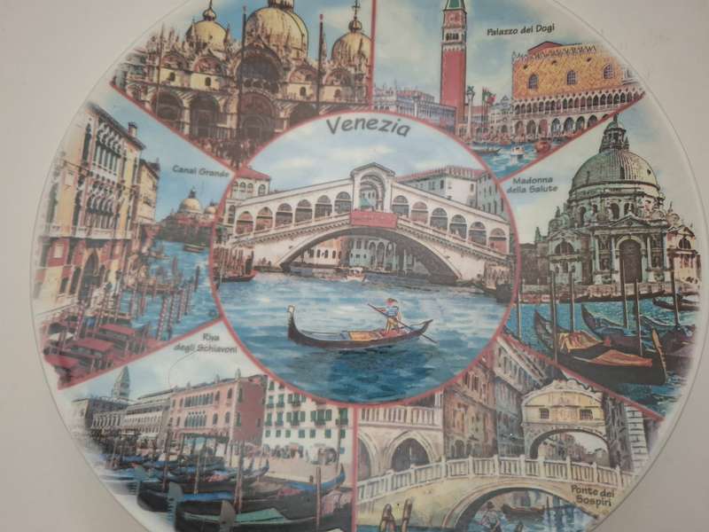 Souvenir Wall Plate - Venezia - 27cm