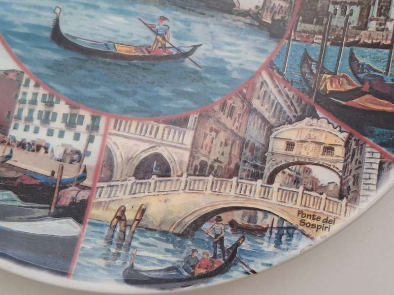 Souvenir Wall Plate - Venezia - 27cm
