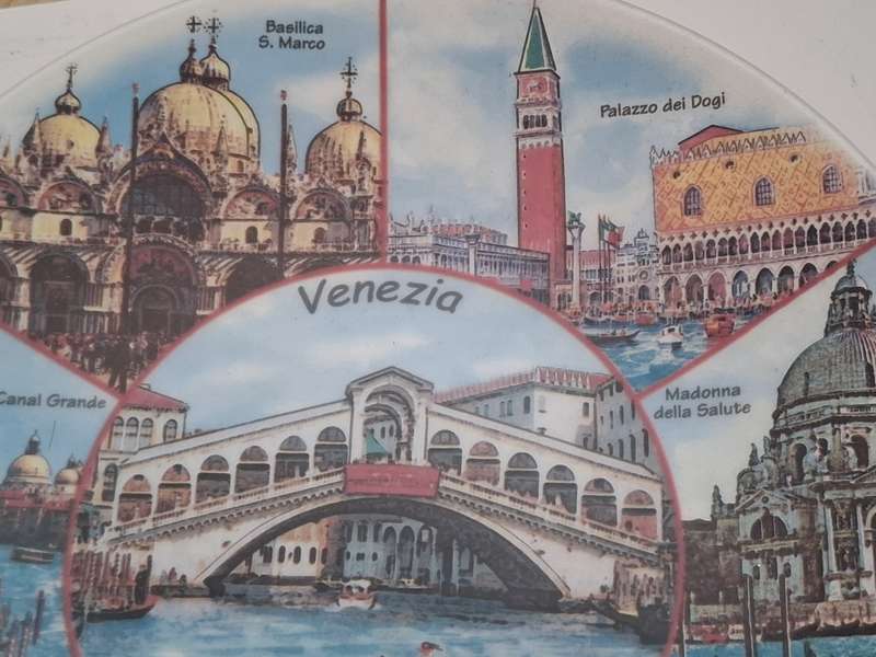 Souvenir Wall Plate - Venezia - 27cm