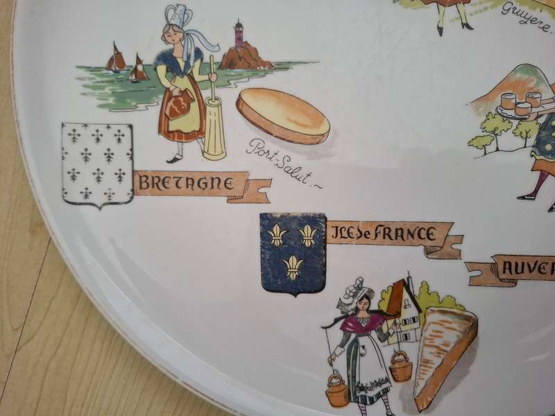 Souvenir Wall Plate - France - 28cm