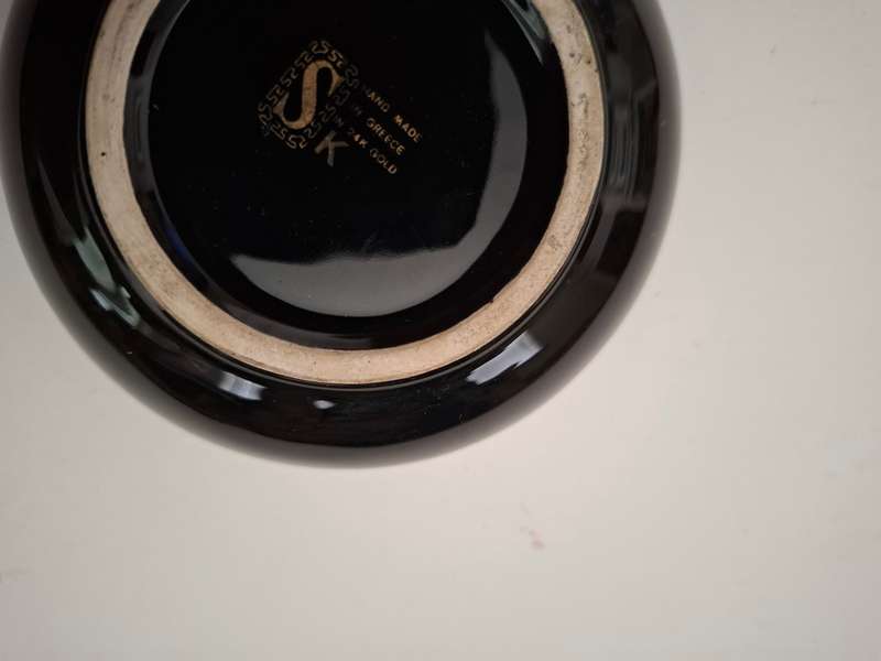Vintage Greece Ceramic Ashtray - width 10cm