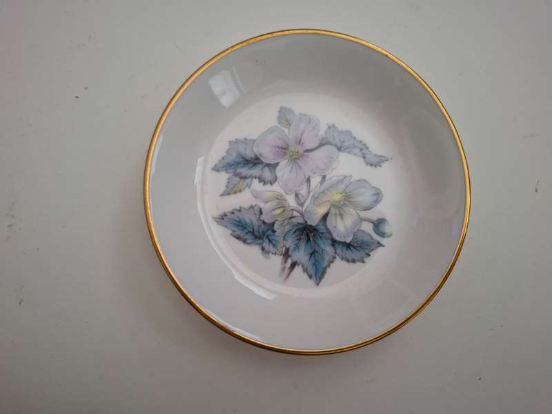 Royal Worcester Fine Bone China Pin Dish - width 10cm