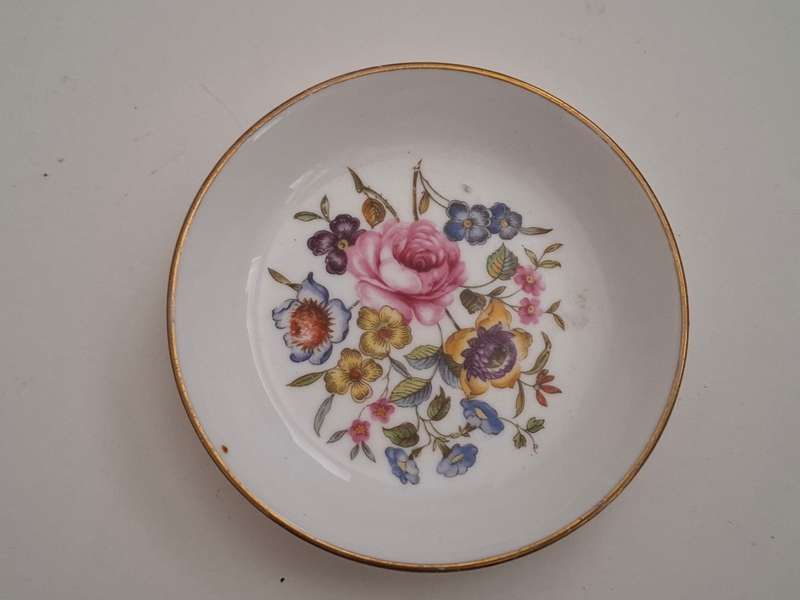 Royal Worcester Fine Bone China Pin Dish - width 10cm