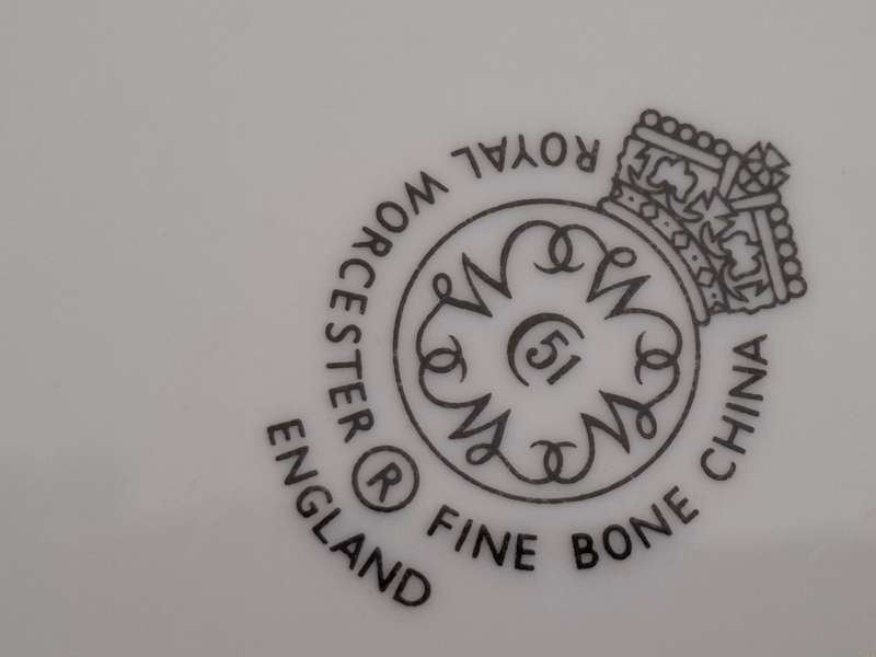 Round Royal Worcester Pin Dish - width 10cm