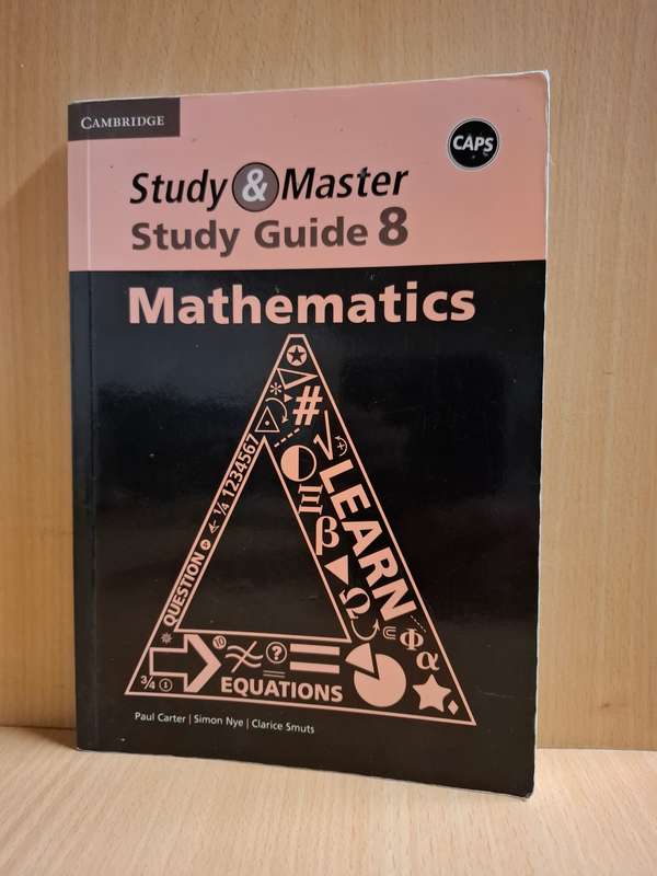 Cambridge - Study & Master Study Guide 8 - Mathematics: Paul Carter, Clarice Smuts (Paperback)