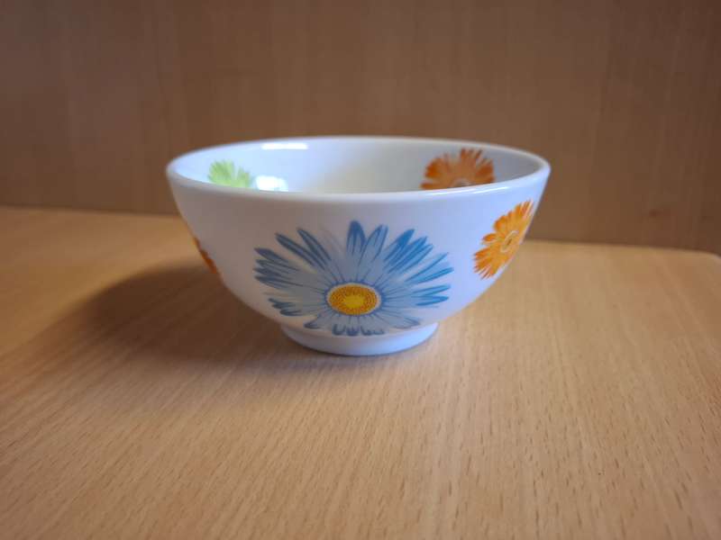 Small Round Floral Wiesenthal Porzellan Bowls - width 11cm height 5cm