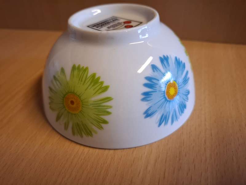 Small Round Floral Wiesenthal Porzellan Bowls - width 11cm height 5cm
