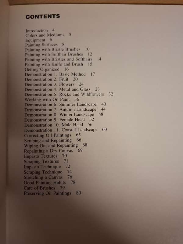 Oil Painting by Wendon Blake  (Paperback) The Artist`s Painting Library