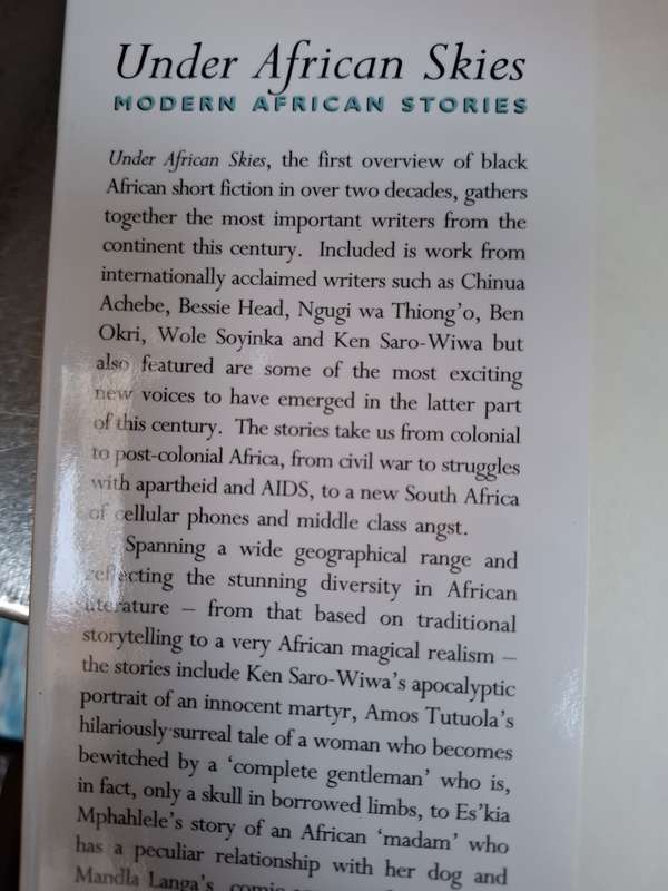 Under African Skies - Modern African Stories : Charles R. Larson (Hardcover)