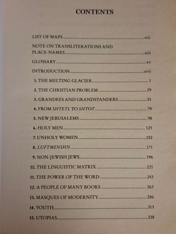 On the Eve (The Jews of Europe before The Second World War) Bernard Wasserstein (Paperback)