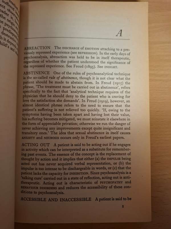 A Critical Dictionary of Psychoanalysis : Charles Rycroft  (Paperback)
