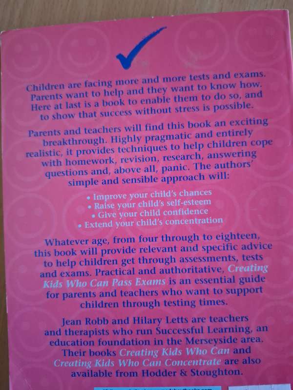 Creating Kids Who Can Pass Exams: Jean Robb and Hilary Letts  (Paperback)