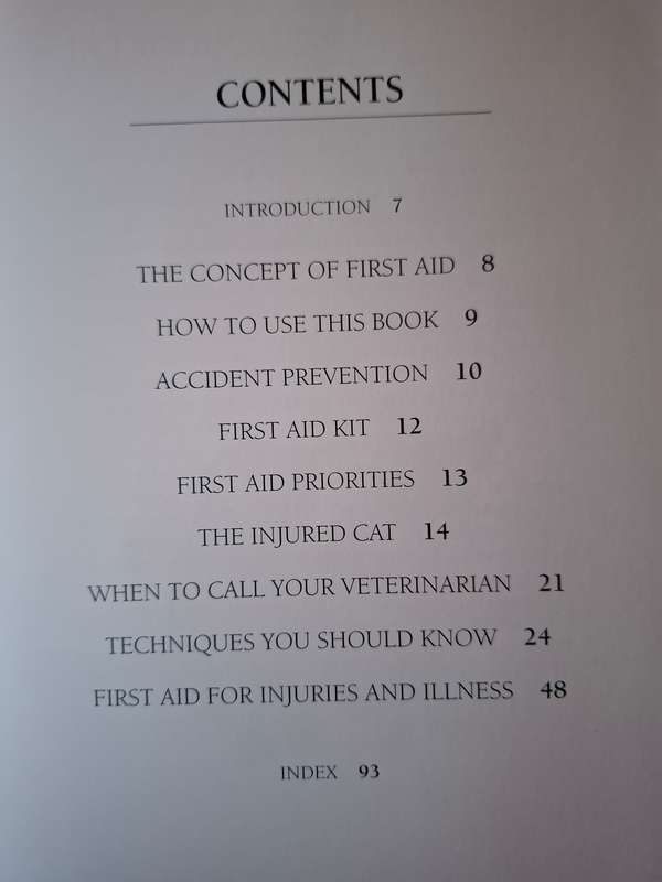 First Aid for Cats : Tim Hawcroft  (Paperback)