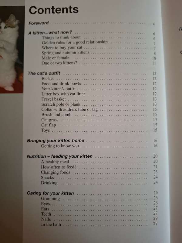 The Kitten - A Guide to Selection, Housing, Care, Nutrition, Behaviour, Health, Breeding and Species