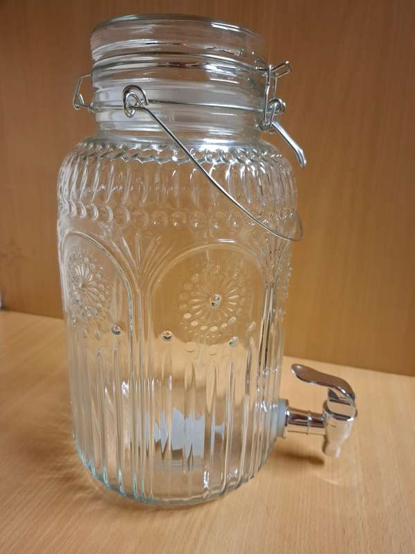 Glass 4 Litre Juice/Water Dispenser