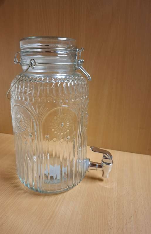 Glass 4 Litre Juice/Water Dispenser