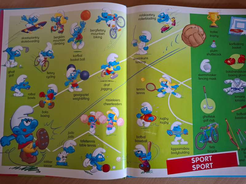 die Smurfies - Die Smurfies - Woordeboek/The Smurf Wordbook  (Hardcover)
