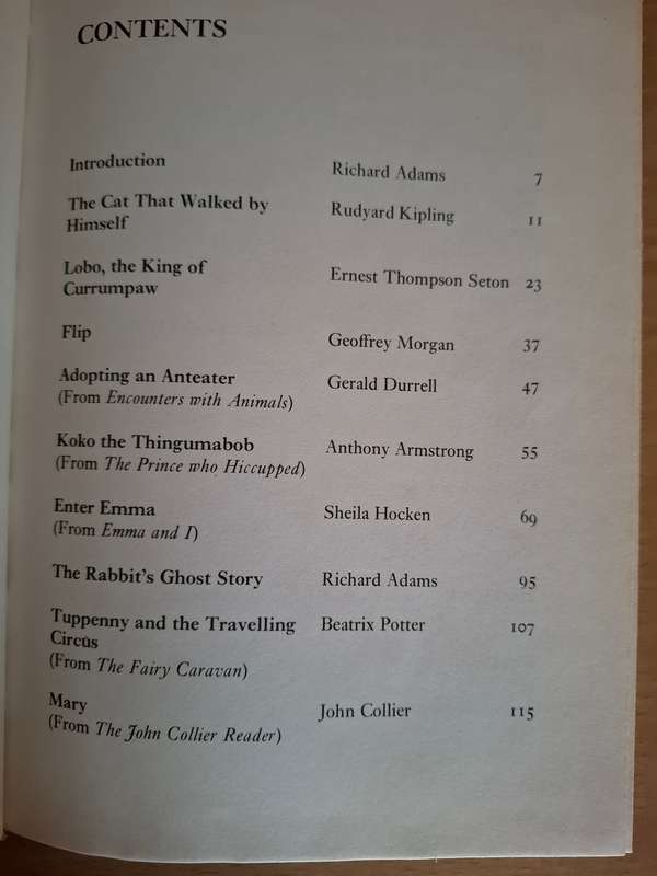 Richard Adams`s Favourite Animal Stories: James Herriot, Rudyard Kipling, Joy Adamson (Hardcover)