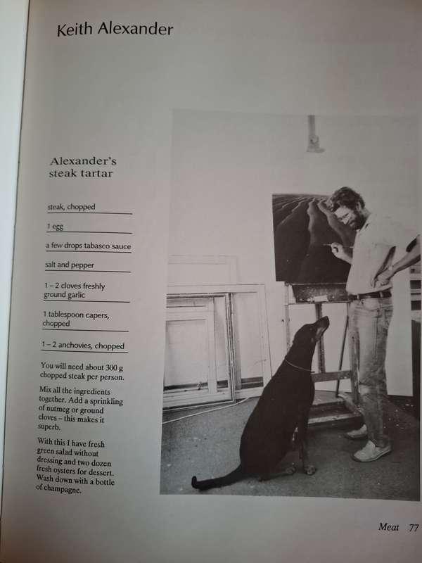 Artists` Palate - A Collection of artists` recipes compiled by Eduard Ladan and Jean Doyle Hardcover