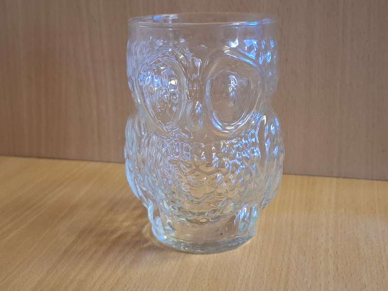 Glass Owl Drinking Glass