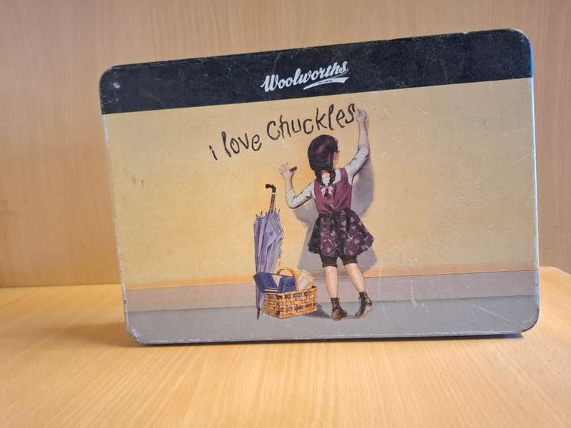 I Love Chuckles Tin - 26cm x 18cm depth 5cm