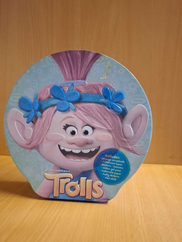 Trolls Metal Box/Tin - 20cm x 20cm depth 5cm
