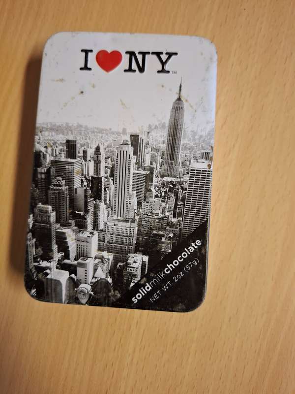 I Love New York Tin ( 13cm x 8cm)