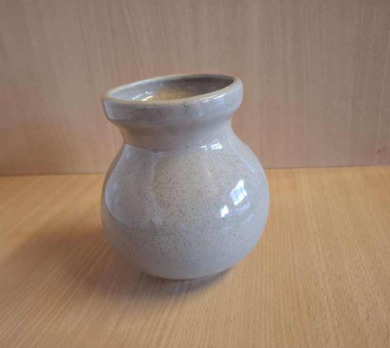 Ceramic Vase - height 13cm width 17cm