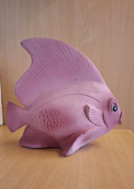 Large Pink Fish Ornament