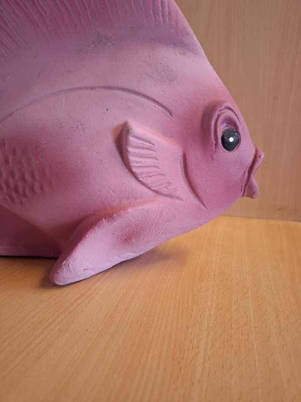 Large Pink Fish Ornament