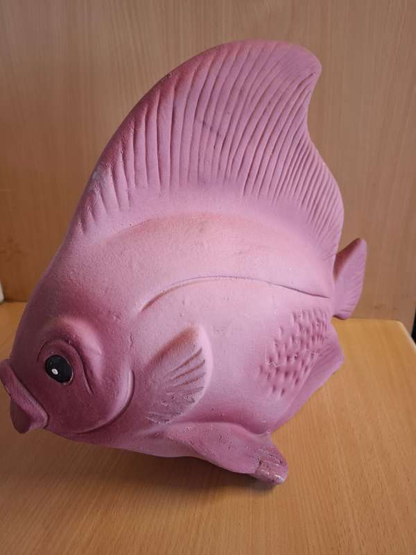 Large Pink Fish Ornament