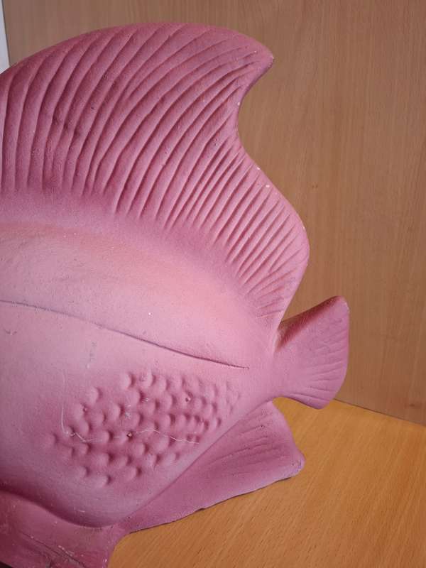 Large Pink Fish Ornament