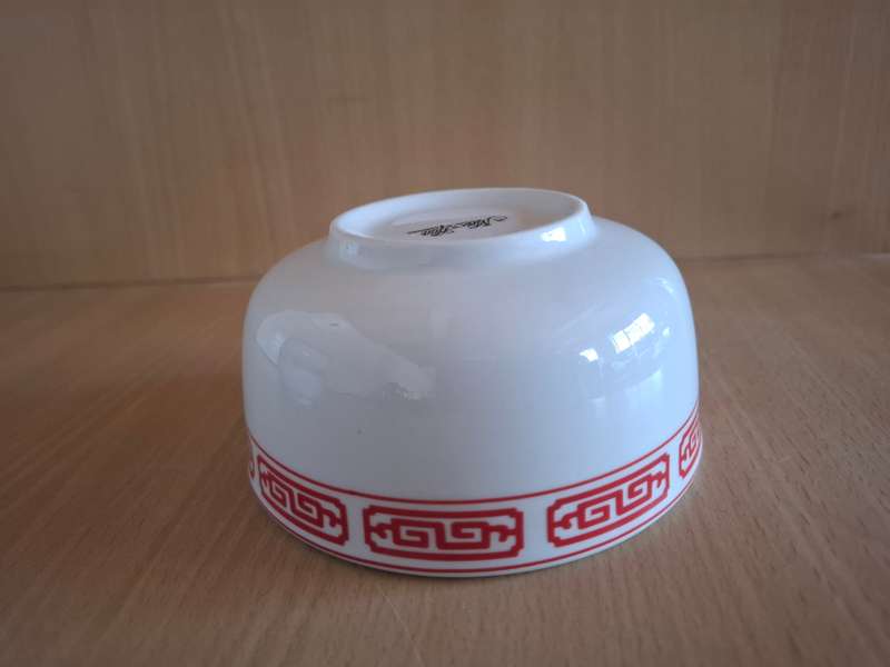Small Red & White Bowls
