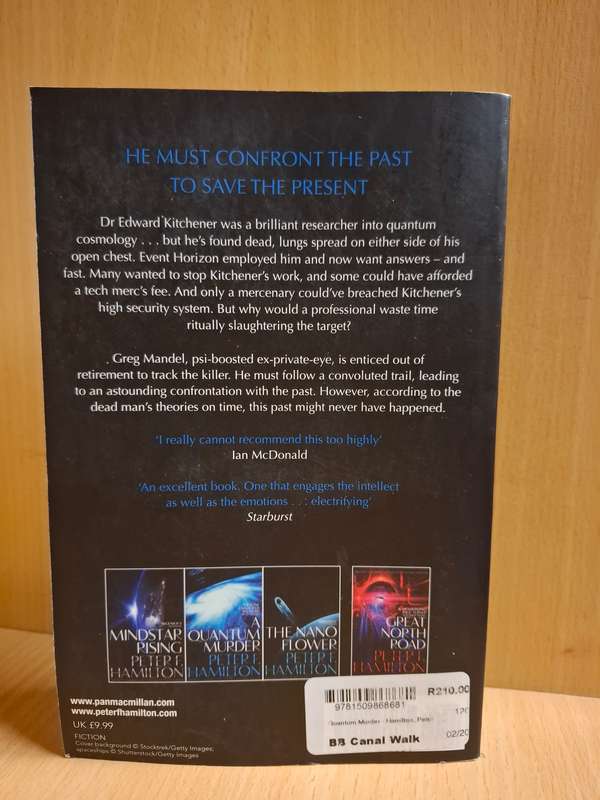 A Quantum Murder : Peter E. Hamilton (Paperback)