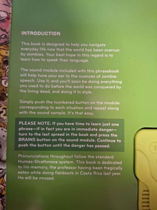 How to Speak Zombie - A Guide for The Living by Steve Mackus