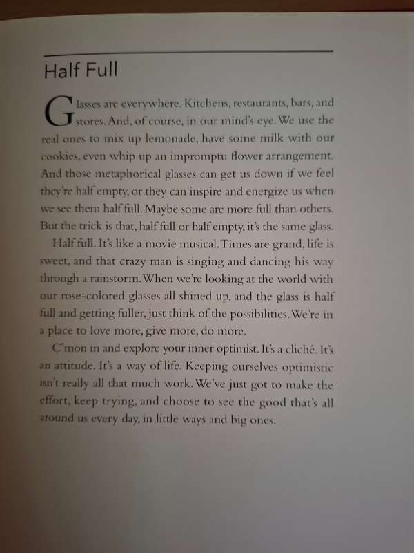Half Full - Meditations on Hope, Optimism and the Things That Matter: Mina Parker (Hardcover)