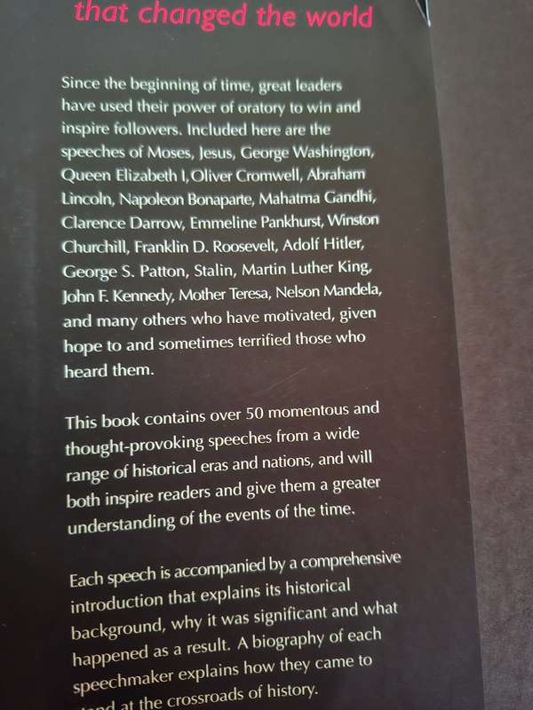 Speeches that Changed the World (Hardcover)
