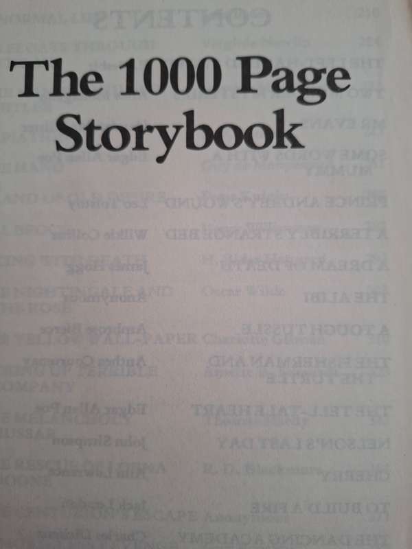 The 1000 Page Children`s Story Book (Hardcover)
