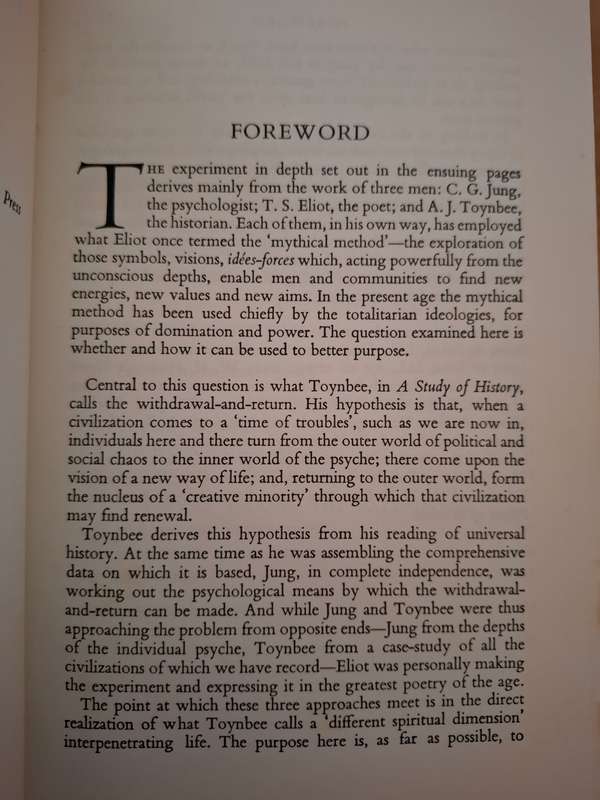 Experiment in Depth - A Study of the Work of Jung, Eliot and Toynbee by P.W. Martin (Paperback)