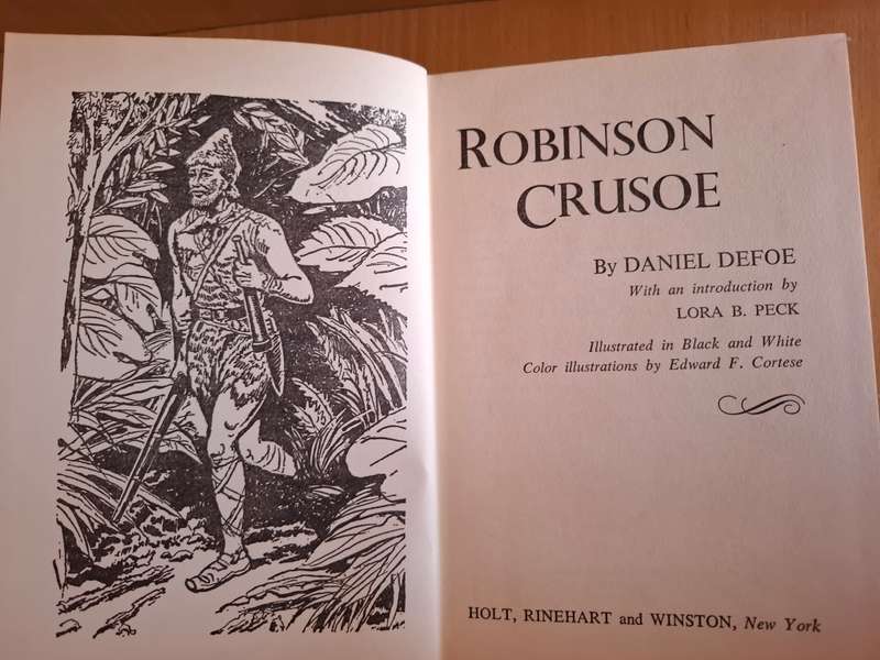 The Children`s Classics - Robinson Crusoe by Daniel Defoe  (Hardcover)