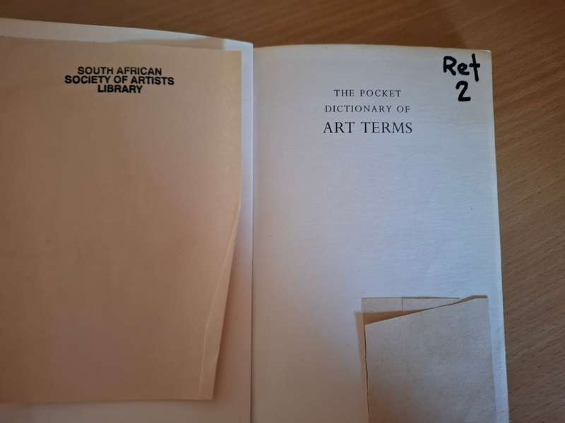 The Pocket Dictionary of Art Terms : Julia M. Ehresmann (Revised & Enlarged by James Hall) Paperback