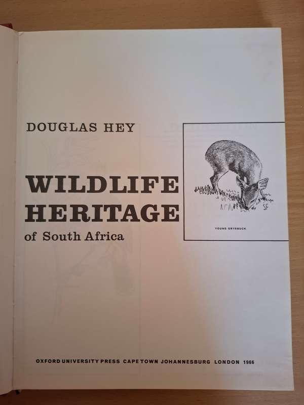 Wildlife Heritage of South Africa : Douglas Hey  (Hardcover)