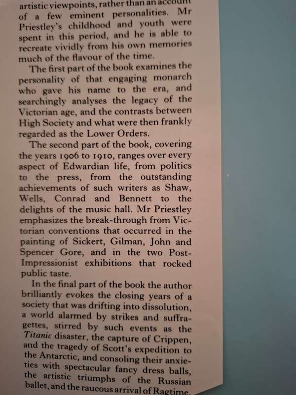 The Edwardians : J.B. Priestley  (Hardcover)