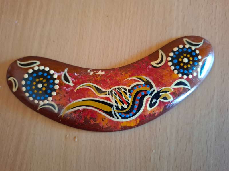 Mini Wooden Boomerang