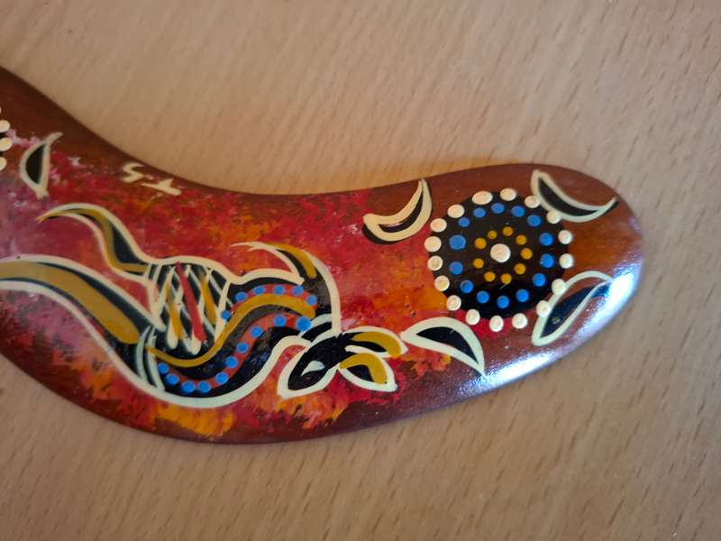 Mini Wooden Boomerang