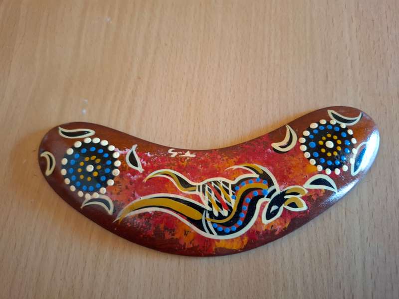 Mini Wooden Boomerang