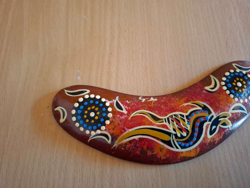 Mini Wooden Boomerang