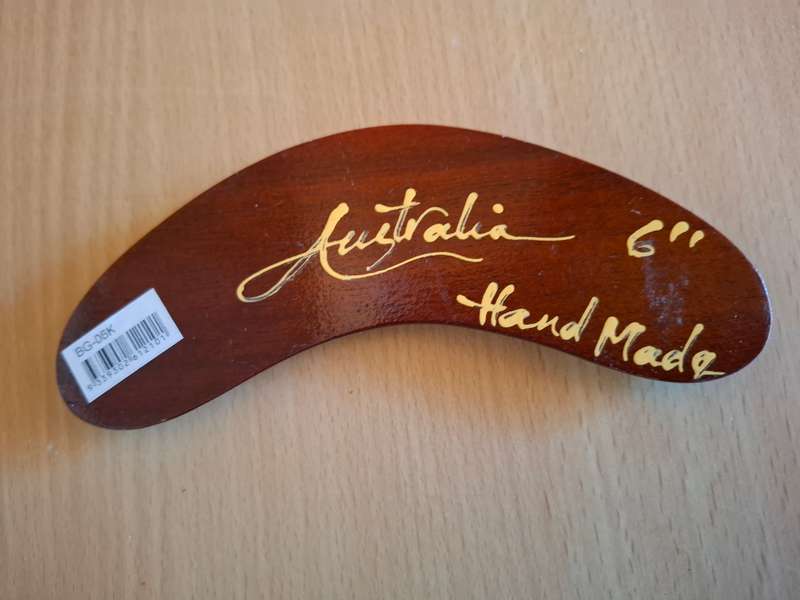 Mini Wooden Boomerang