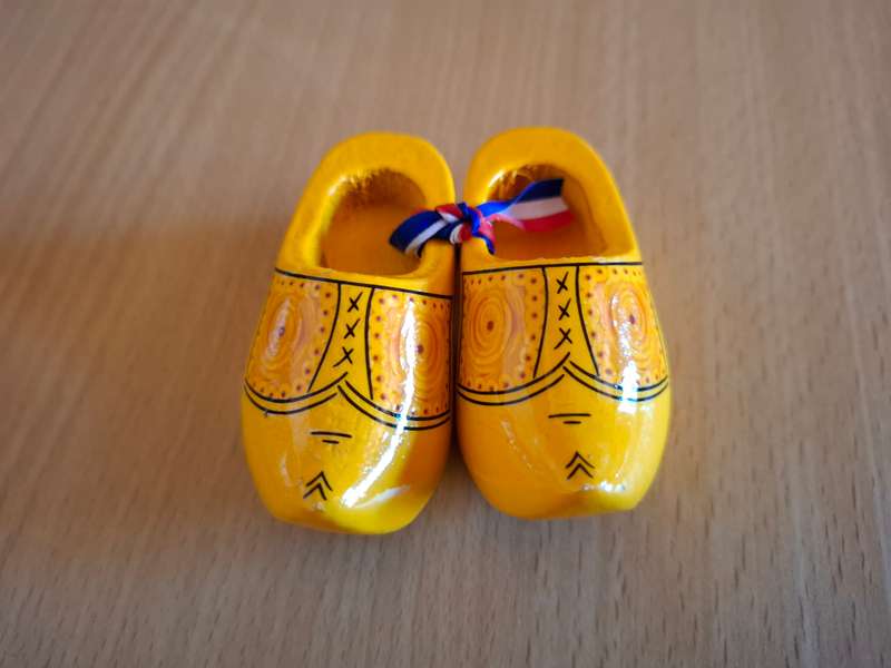 Miniature Yellow Dutch Shoes